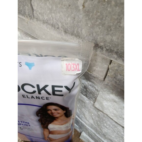 Jockey Womens Underwear Elance French Cut 3 Pack Underwear 100% Cotton Sz 10 3XL - Picture 3 of 8